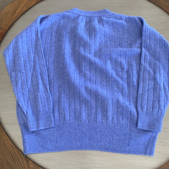 Madewell Blue Bowden Henley Sweater Soft Knit Size S - Picture 6 of 6